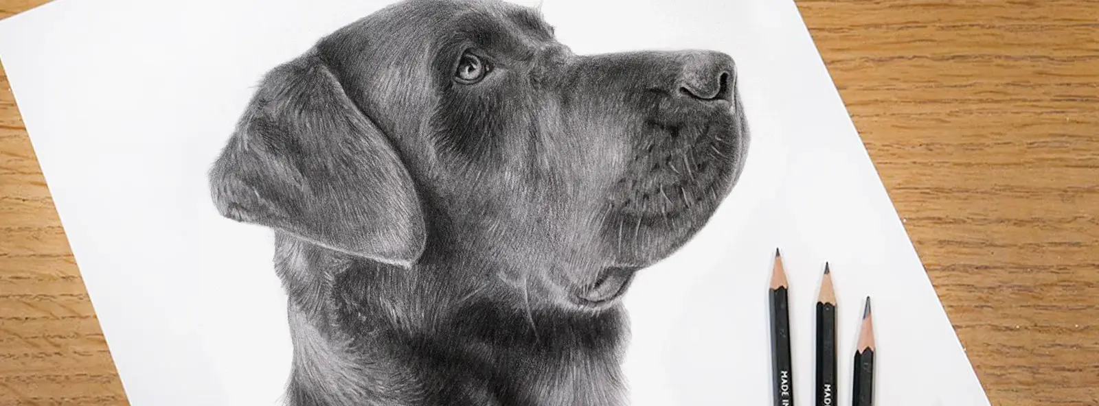 Hand-drawn pencil portraits by Melanie Phillips.