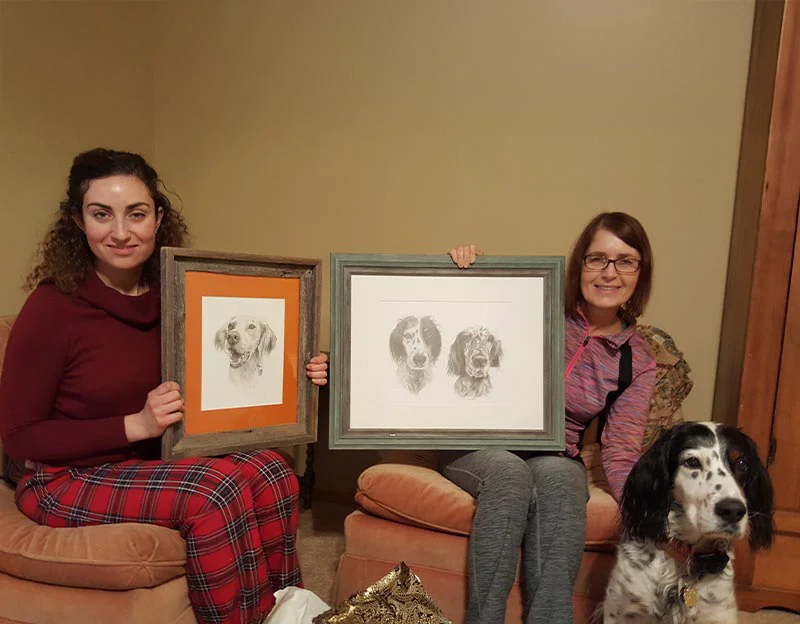 Client Marcella and Charlie's testimonial for their portraits