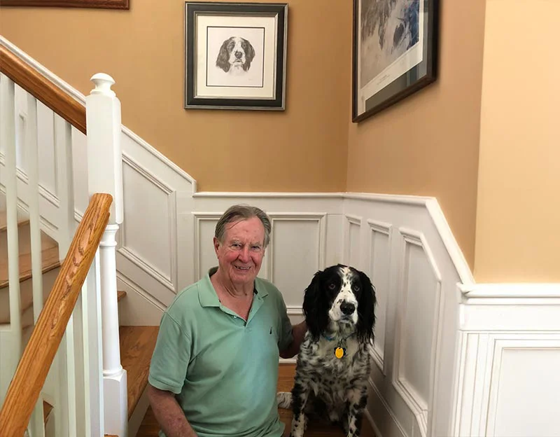 Client Jennifer's testimonial for a pet portrait