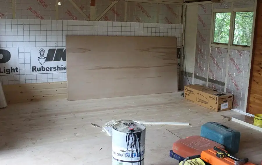 Wall insulation installation